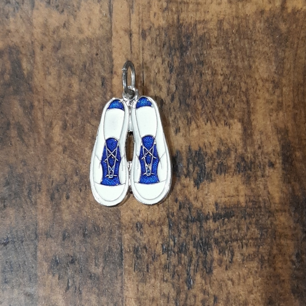 Sterling & Enamel shoes charm
